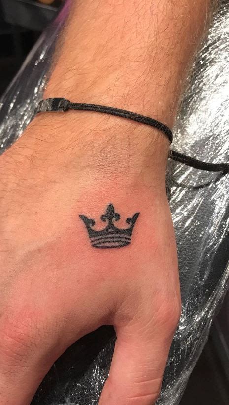 Simple King Crown Tattoo Designs