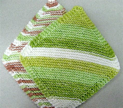 Simple Knit Dishcloth Pattern