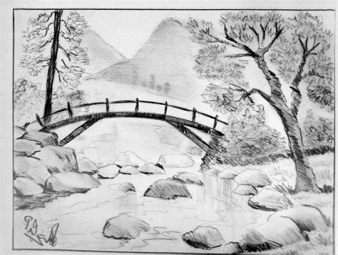 Simple Landscape Sketch