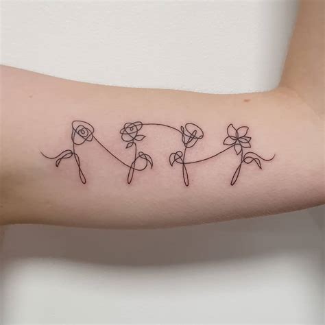 Simple Line Tattoo