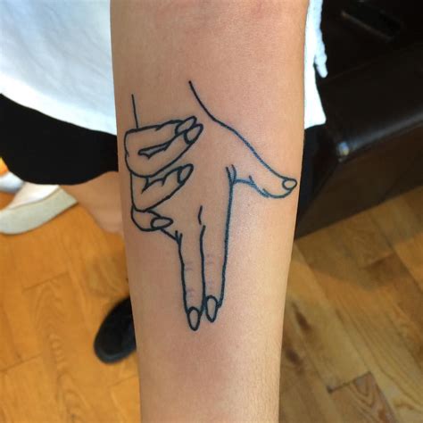 Simple Line Work Tattoos