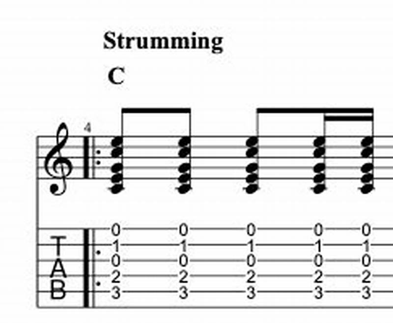 Simple Man Strumming Pattern
