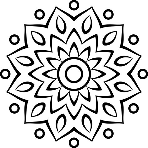 Simple Mandalas and Patterns