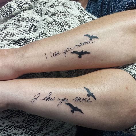 Simple Matching Tattoo Mother Daughter