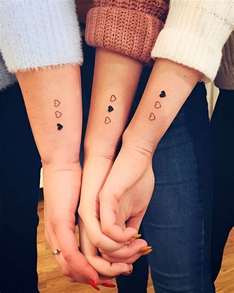 Simple Matching Tattoos For Best Friends