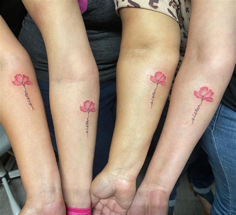Simple Matching Tattoos Sisters