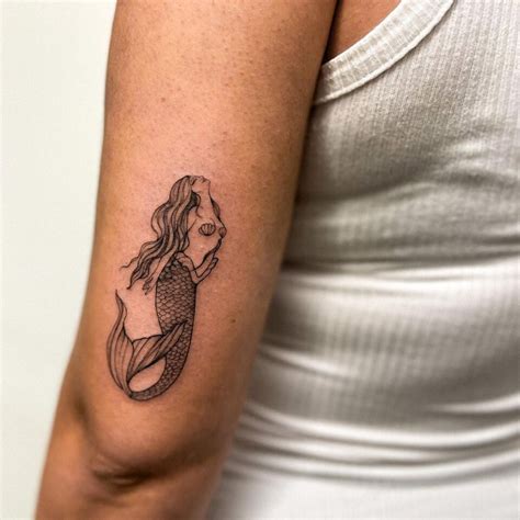 Simple Mermaid Tattoos