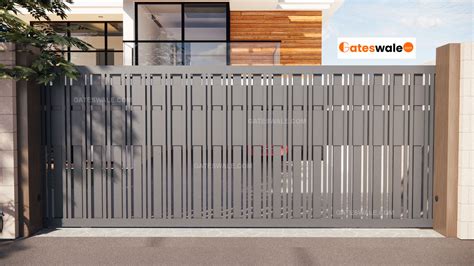 Simple Modern Sliding Gate Design