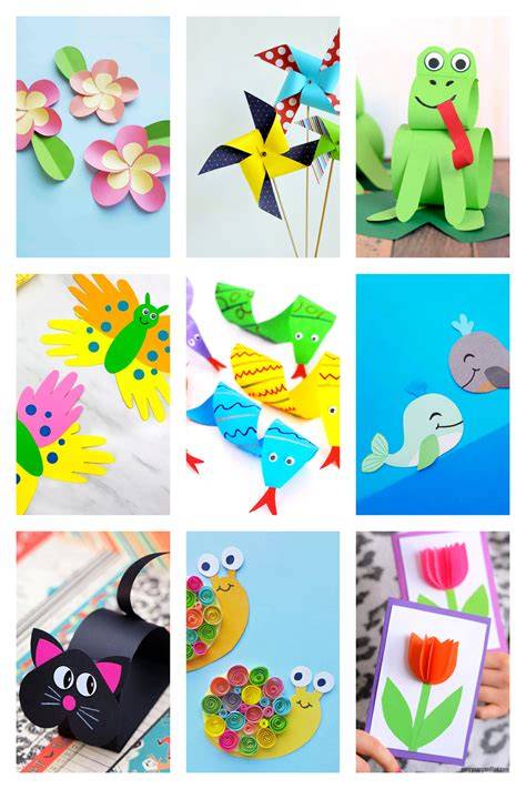 Simple Paper Crafts to do when bored