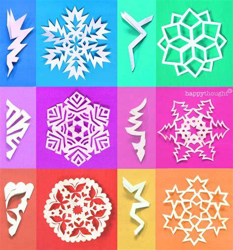 Simple Paper Snowflake Designs