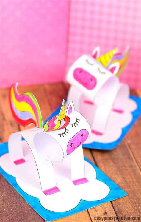 Simple Paper Unicorn Craft Ideas for Beginners