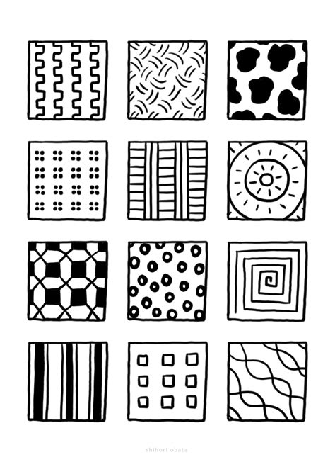 Simple Patterns For Drawing