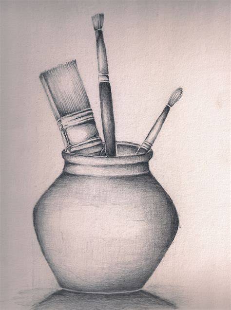 Simple Pencil Drawing Still Life