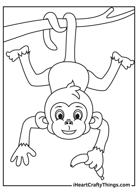 Simple Printable Coloring Pages Of Animals