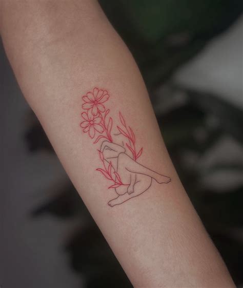 Simple Red Tattoo Ideas