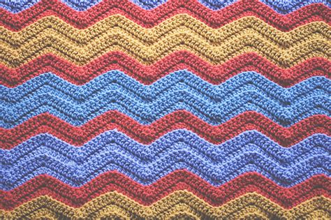 Simple Ripple Crochet Pattern Free