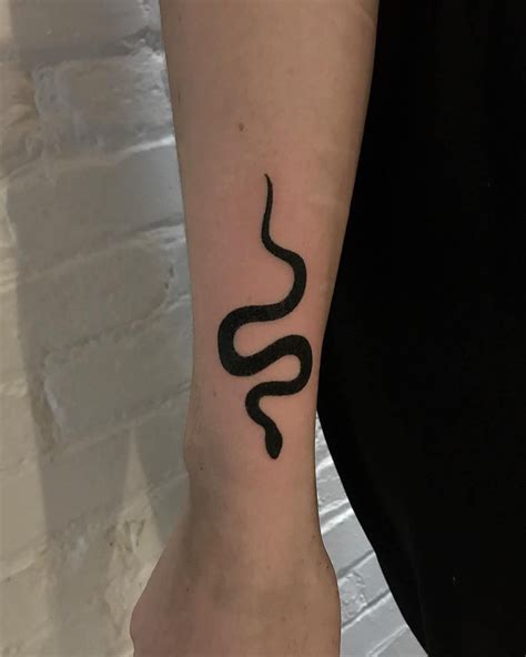 Simple Snake Tattoo