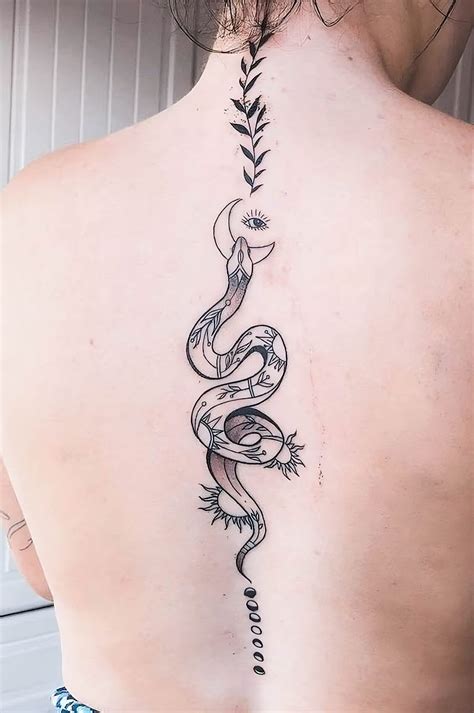 Simple Spine Tattoos