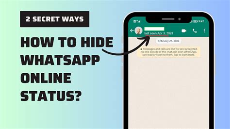 Simple Steps How to Hide Online Status on WhatsApp