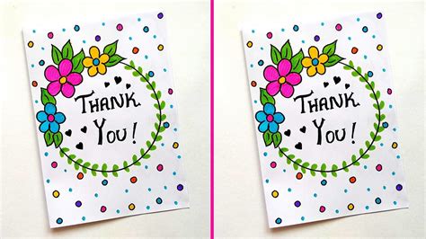 Simple Steps to Create Your Own Thank You Card For Mother Handmade