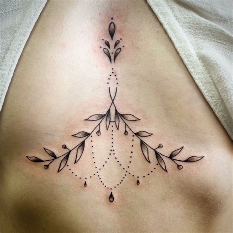 Simple Sternum Tattoo