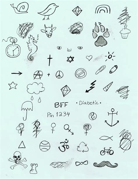 Simple Stick And Poke Tattoo Ideas