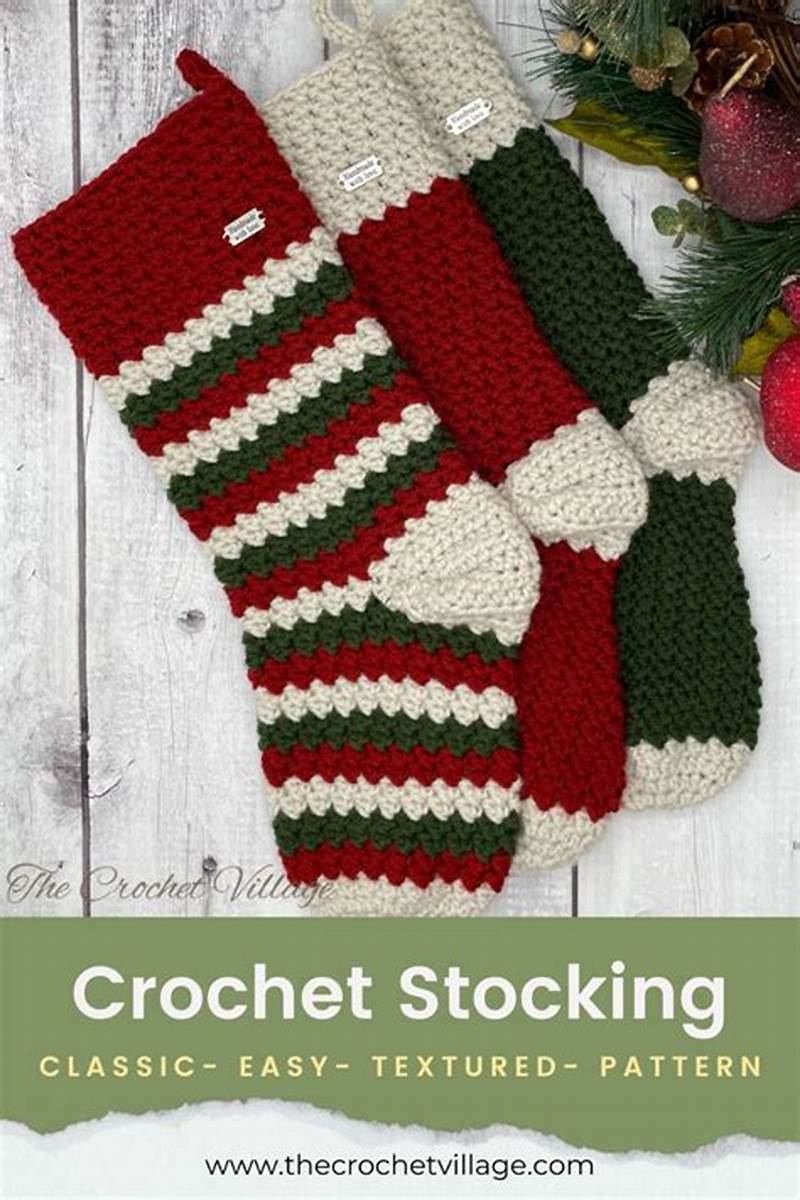 Simple Stocking Crochet Pattern