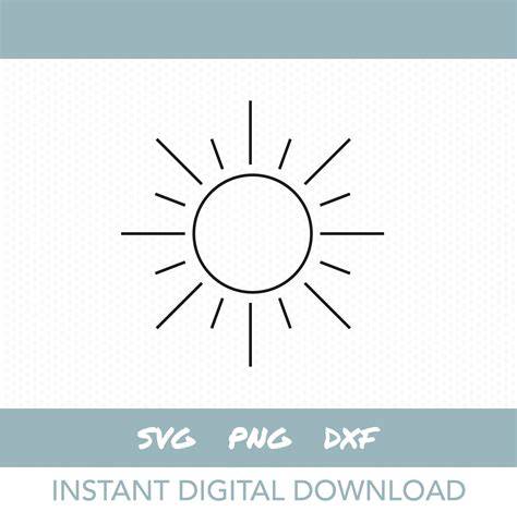 Shine Bright with Easy-to-use and Versatile Simple Sun Svg - Add a Touch of Radiance to Your Projects!
