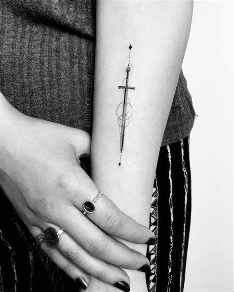 Simple Sword Tattoo Designs