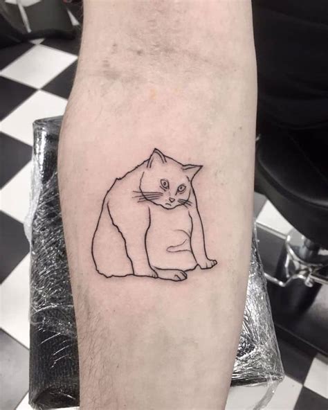 Simple Tattoo Designs Cat
