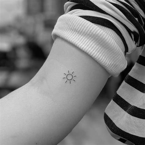Simple Tattoo Sun