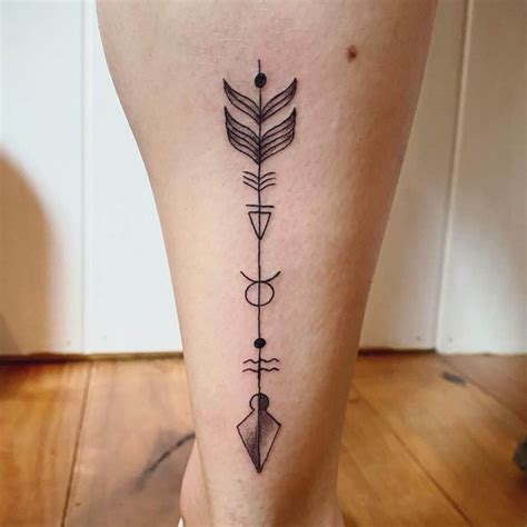 Simple Tattoos On Leg