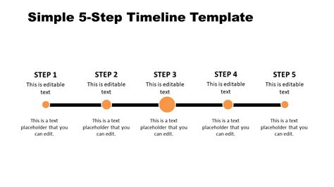 Simple Timeline Template Powerpoint