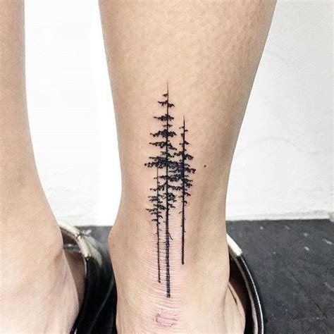 75+ Simple and Easy Pine Tree Tattoo Designs & Meanings