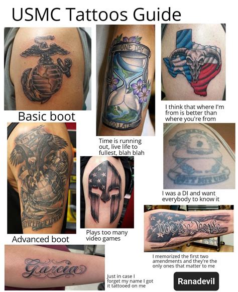 Simple Usmc Tattoos