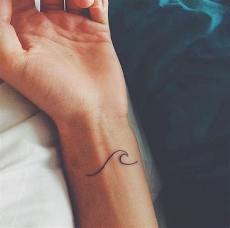 Simple Wave Tattoo