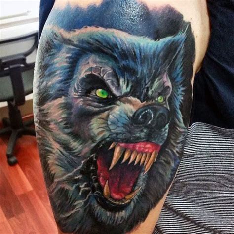Simple Werewolf Tattoo