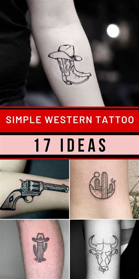Simple Western Tattoos
