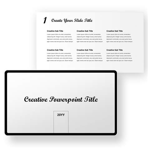 Simple White Ppt Templates