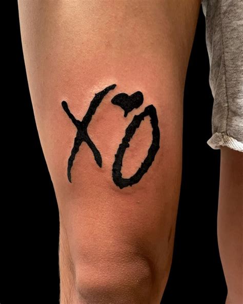 Simple Xo Tattoo