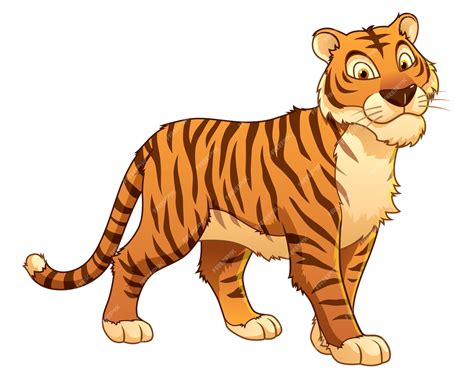 Simple and Cartoonish Tigers
