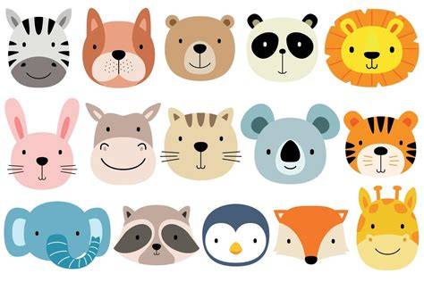 Simple animal illustrations free vector graphics