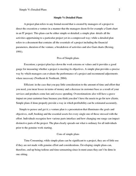 Simple vs Detailed Pages