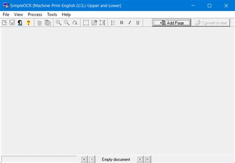 SimpleOCR (Windows 10)