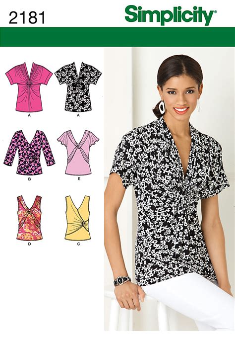 Simplicity Blouse Sewing Patterns