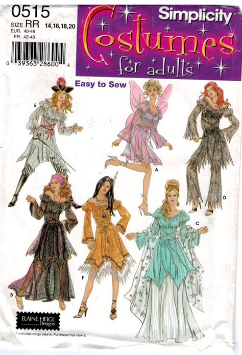Simplicity Costume Patterns
