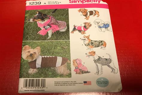 Simplicity Dog Patterns
