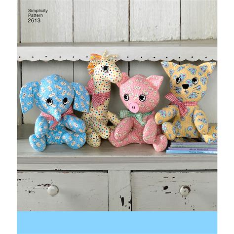 Simplicity Patterns For Stuffed Animals