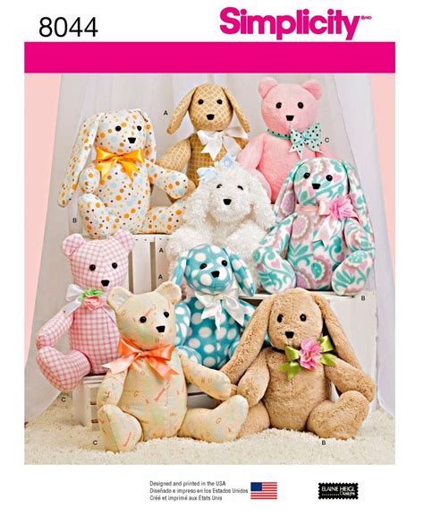 Simplicity Patterns Teddy Bear
