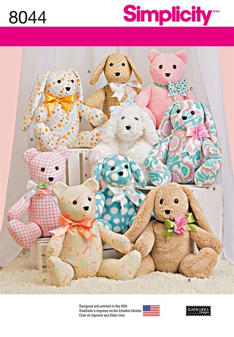 Simplicity Stuffed Animal Patterns